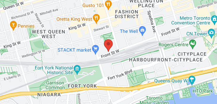 map of #311 -560 FRONT ST W